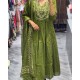 Royal Elegance Embroidered Anarkali – Olive Green Royal Elegance Embroidered Anarkali – Olive Green