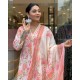 Printed Anarkali Suit with Dupatta – Off White