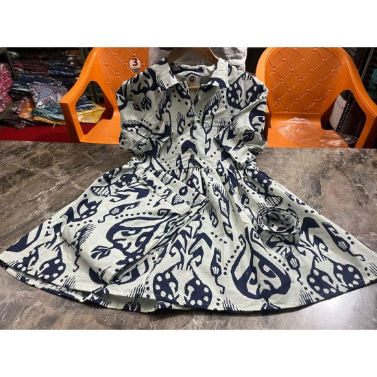 Indigo Abstract Co-ord Set