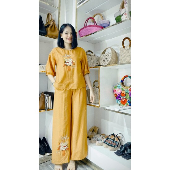 Floral Muse Co-ord Set – Amber