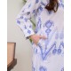 Blue Ikat Breeze Cotton Co-ord Set