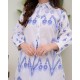 Blue Ikat Breeze Cotton Co-ord Set