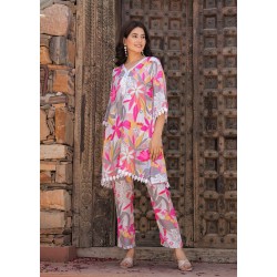 Tropical Bloom Printed  Co-ord Set 