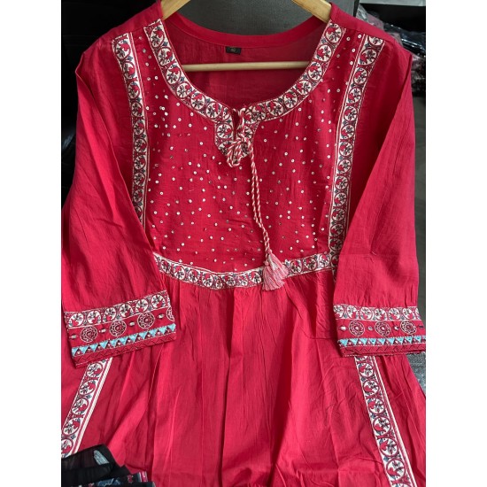 Rust Charm Ethnic Suit Set