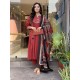 Rust Charm Ethnic Suit Set