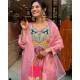Pink Mirror Magic Embroidered Suit Set