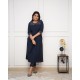 Midnight Elegance Black Kurta Set 