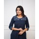 Midnight Elegance Black Kurta Set 