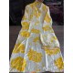 Gulrangi Blossom Kurti Set-Mustard Yellow Gulrangi Blossom Kurti Set-Mustard Yellow