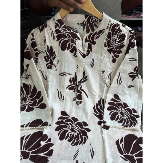 Gulrangi Blossom Kurti Set – Classic Black