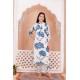 Gulrangi Blossom Kurti Set – Indigo Blue Gulrangi Blossom Kurti Set – Indigo Blue
