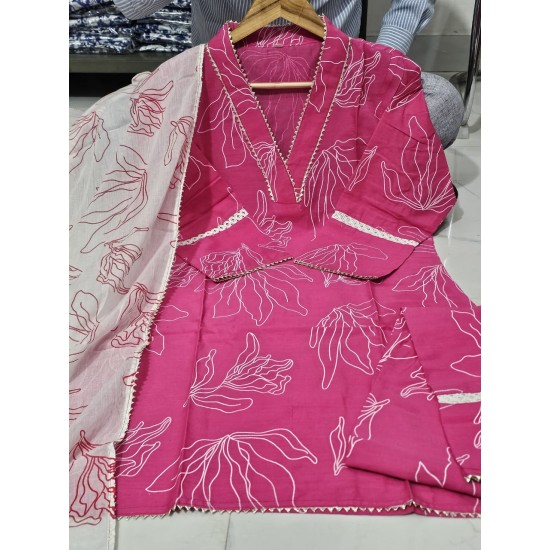 Blush Pink Bloom Printed Suit Set Blush Pink Bloom Printed Suit Set