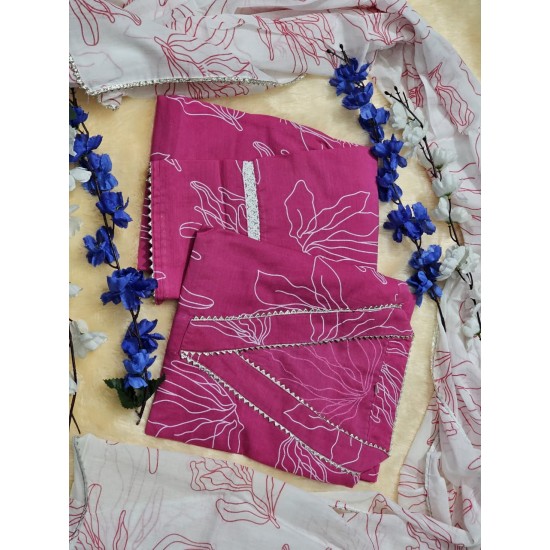 Blush Pink Bloom Printed Suit Set Blush Pink Bloom Printed Suit Set