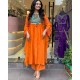 Cotton Suit Set – Orange