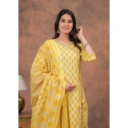 Sunshine Blossom Cotton Suit Set
