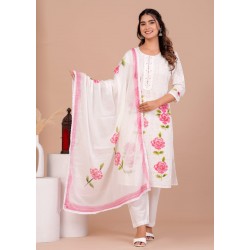 Petal Grace Cotton Suit Set