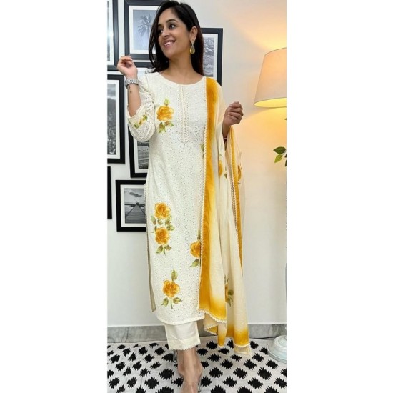 Bold Bloom Cotton Suit Set