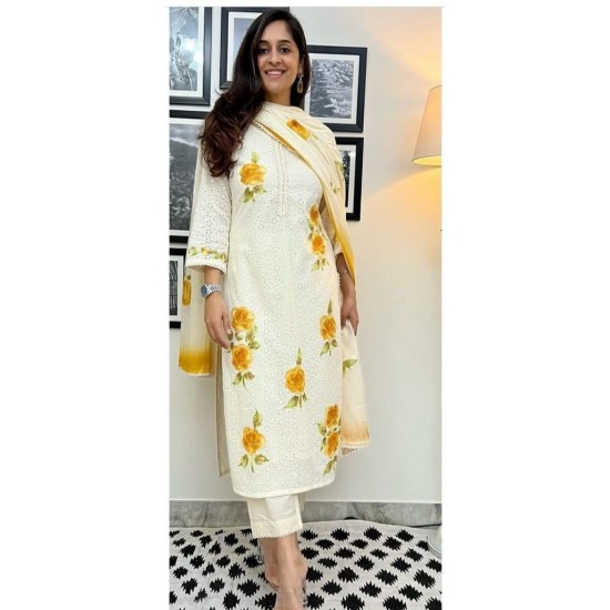 Bold Bloom Cotton Suit Set