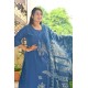 Royal Blue Bloom Handblock Suit Set