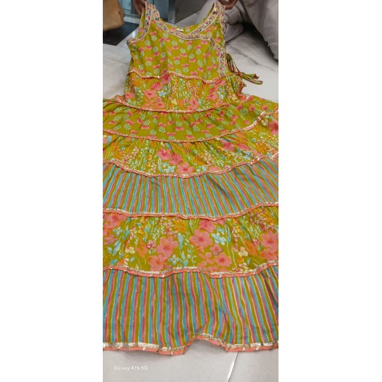 Sunshine Bloom Anarkali Set  Sunshine Bloom Anarkali Set