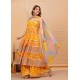 Sunshine Bloom Anarkali Set  Sunshine Bloom Anarkali Set