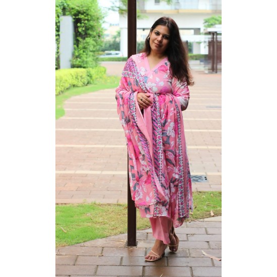 Gulabi Nazakat Cotton Suit Set 