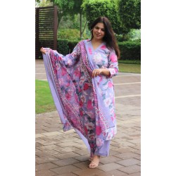 Lavender Bloom Festive Suit Set Lavender Bloom Festive Suit Set