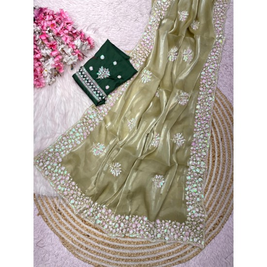 Zimmy Chu Elegant Partywear Saree