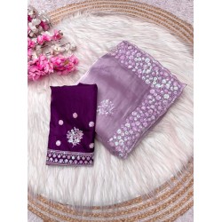 Zimmy Chu Elegant Partywear Saree