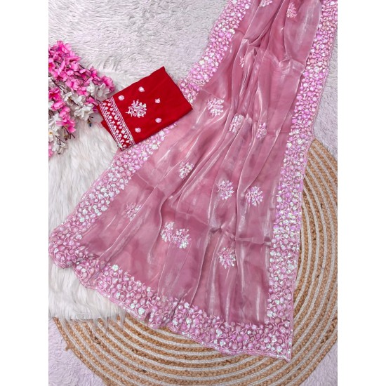 Zimmy Chu Elegant Partywear Saree