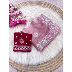 Zimmy Chu Elegant Partywear Saree