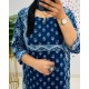 Blue Block Print Cotton Suit Set Blue Block Print Cotton Suit Set