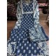 Blue Block Print Cotton Suit Set Blue Block Print Cotton Suit Set