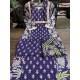 Purple Block Pront Cotton Suit