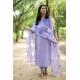  Lavender Bloom Embroidered Suit Set 
