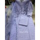  Lavender Bloom Embroidered Suit Set 