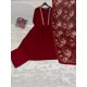 Maroon Bloom Rayon Suit Set