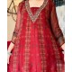Rust Royal Anarkali Set