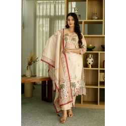 Ivory Breeze Digital Print Suit Set