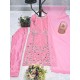 Blush Pink Embroidered  Suit Set