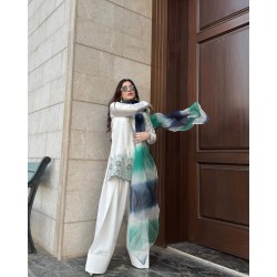 Ivory Elegance Embroidered Suit