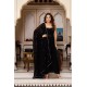 Midnight Elegance Black Anarkali Suit Set