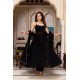 Midnight Elegance Black Anarkali Suit Set