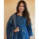 Indigo Blue Tribal Handblock Print Suit Set