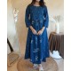 Indigo Blue Tribal Handblock Print Suit Set