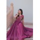 Rosewood Elegance Embroidered Gown