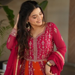 Gulnaar Embroidered Anarkali Set Gulnaar Embroidered Anarkali Set