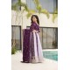  Plum & Lavender Noor Zari Embroidered Anarkali Set
