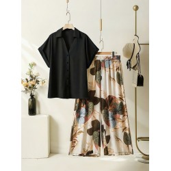 Midnight Bloom Co-ord Set