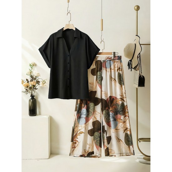 Midnight Bloom Co-ord Set Midnight Bloom Co-ord Set